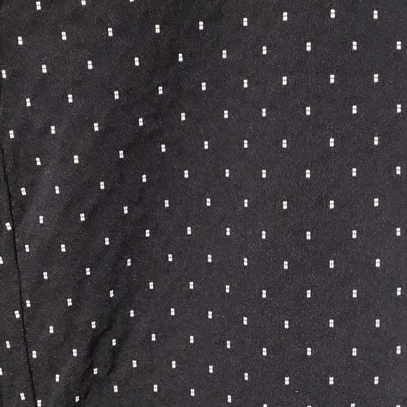 Zac & Rachel Black Polka Dot Stretch Pull-On Straight Ankle Pants Women’s Size 6 - Picture 4 of 4